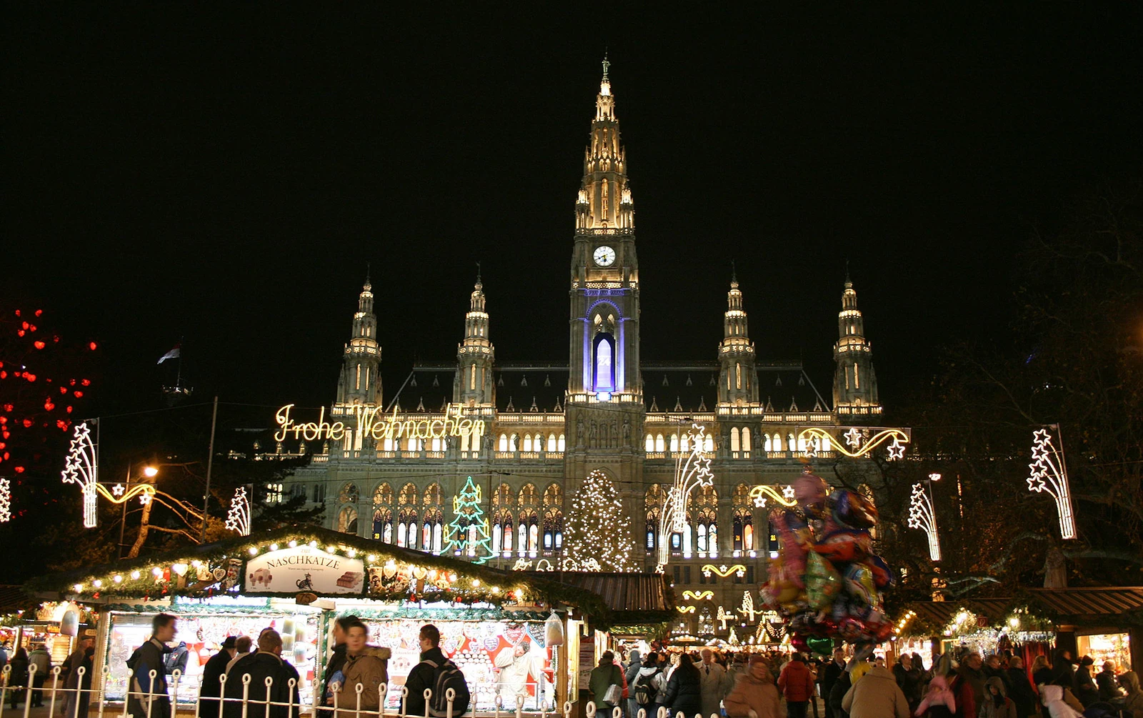 Vienna Christmas market; archival photograph